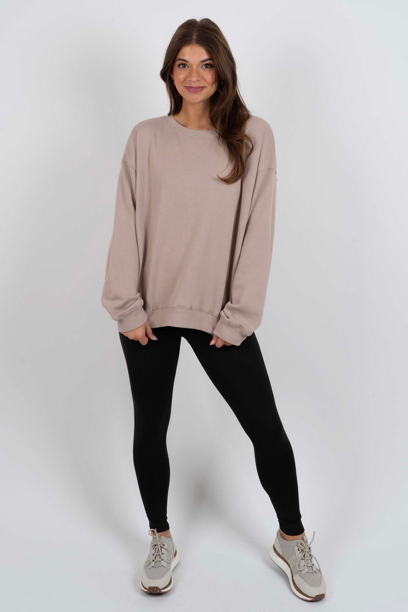 Just My Type Pullover (Vintage Rose)