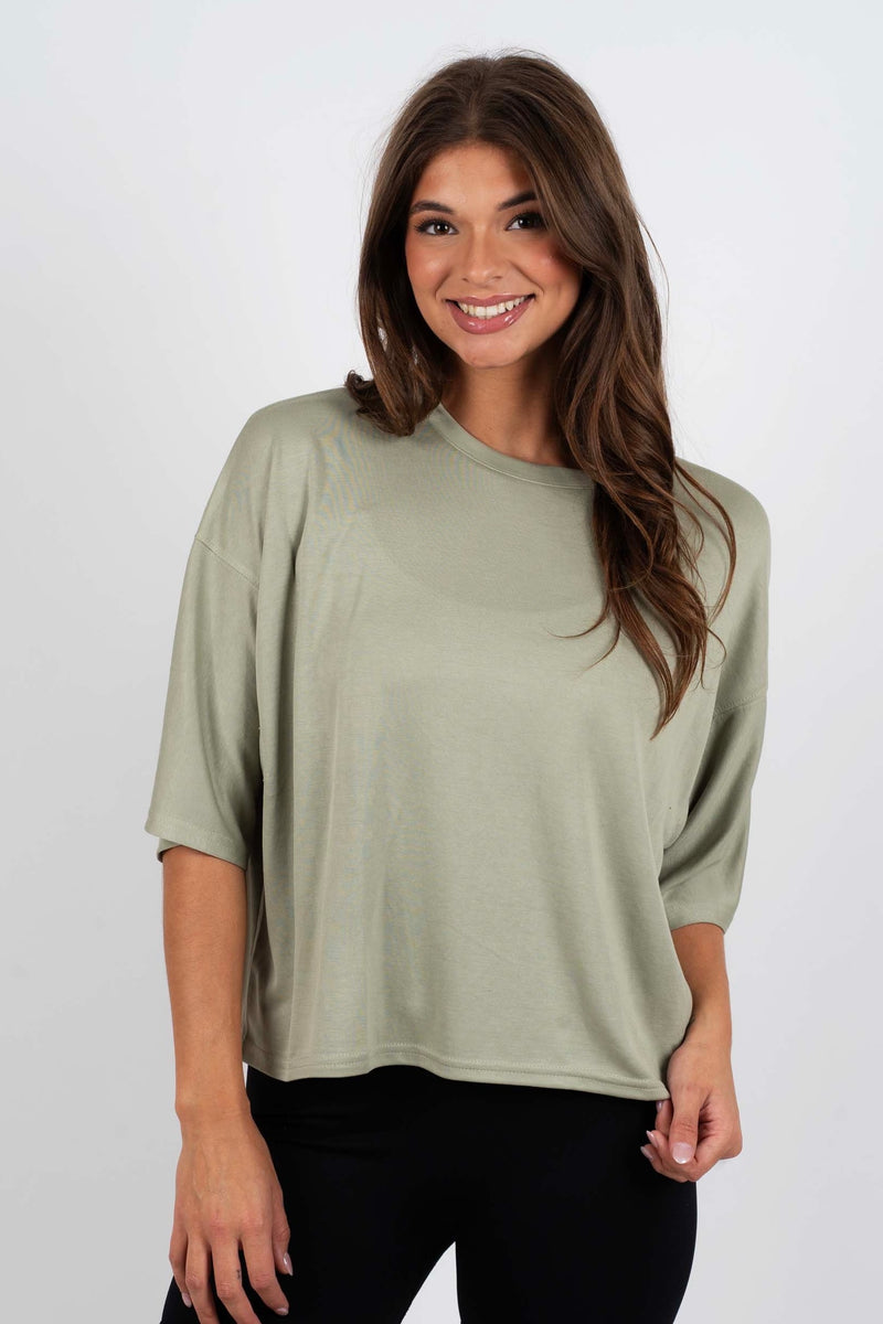 Make Life Easier Top (Sage)