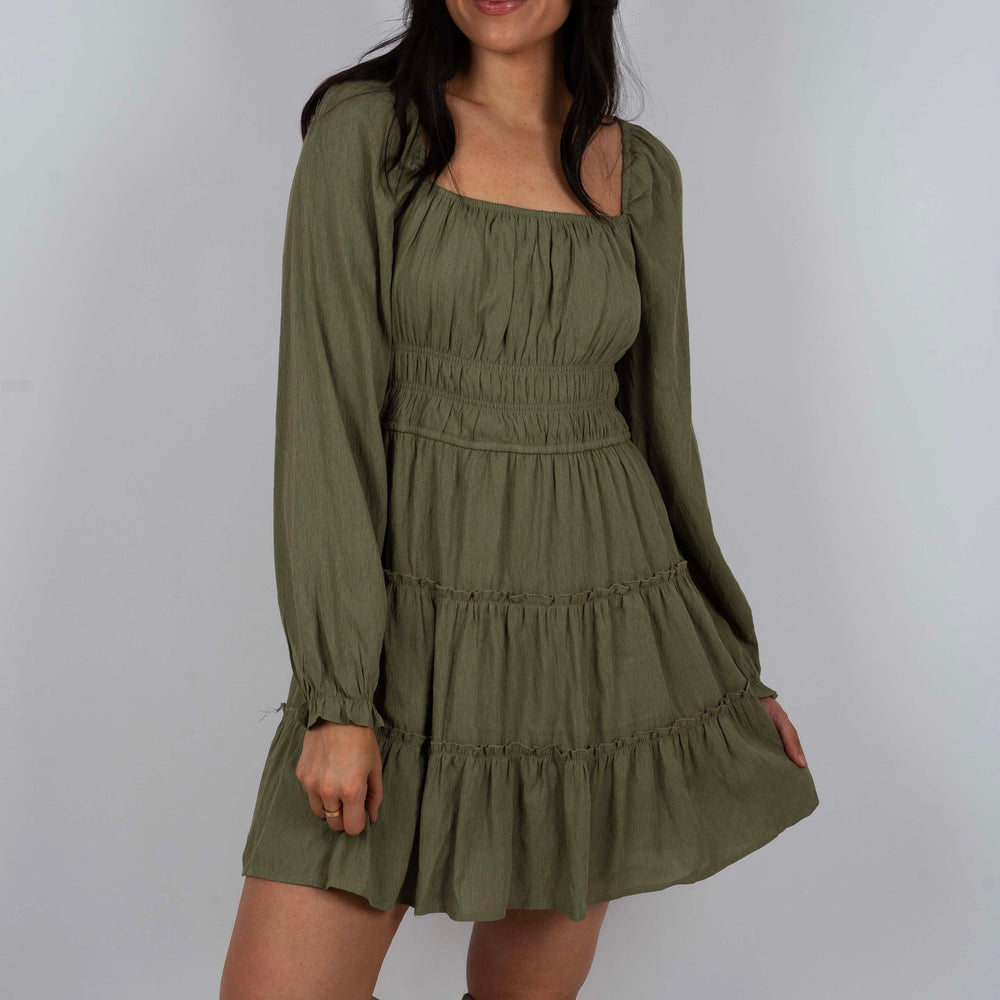 
                  
                    Once In A Lifetime Dress (Olive)
                  
                