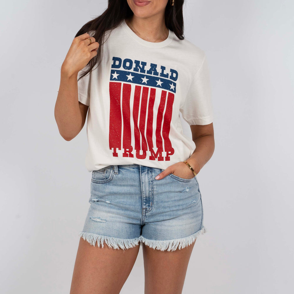 
                      
                        Donald Trump Flag Graphic Tee
                      
                    