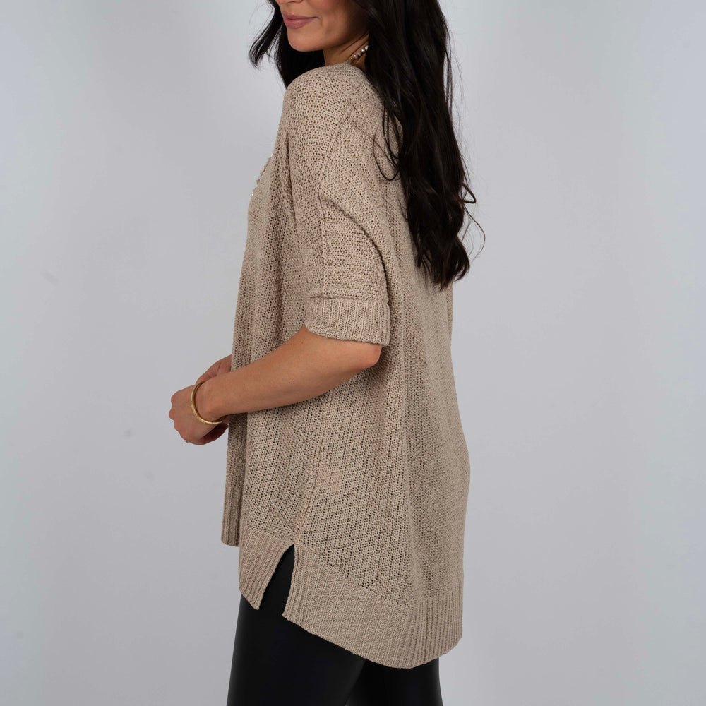 
                      
                        Sweet Secrets Sweater (Taupe)
                      
                    