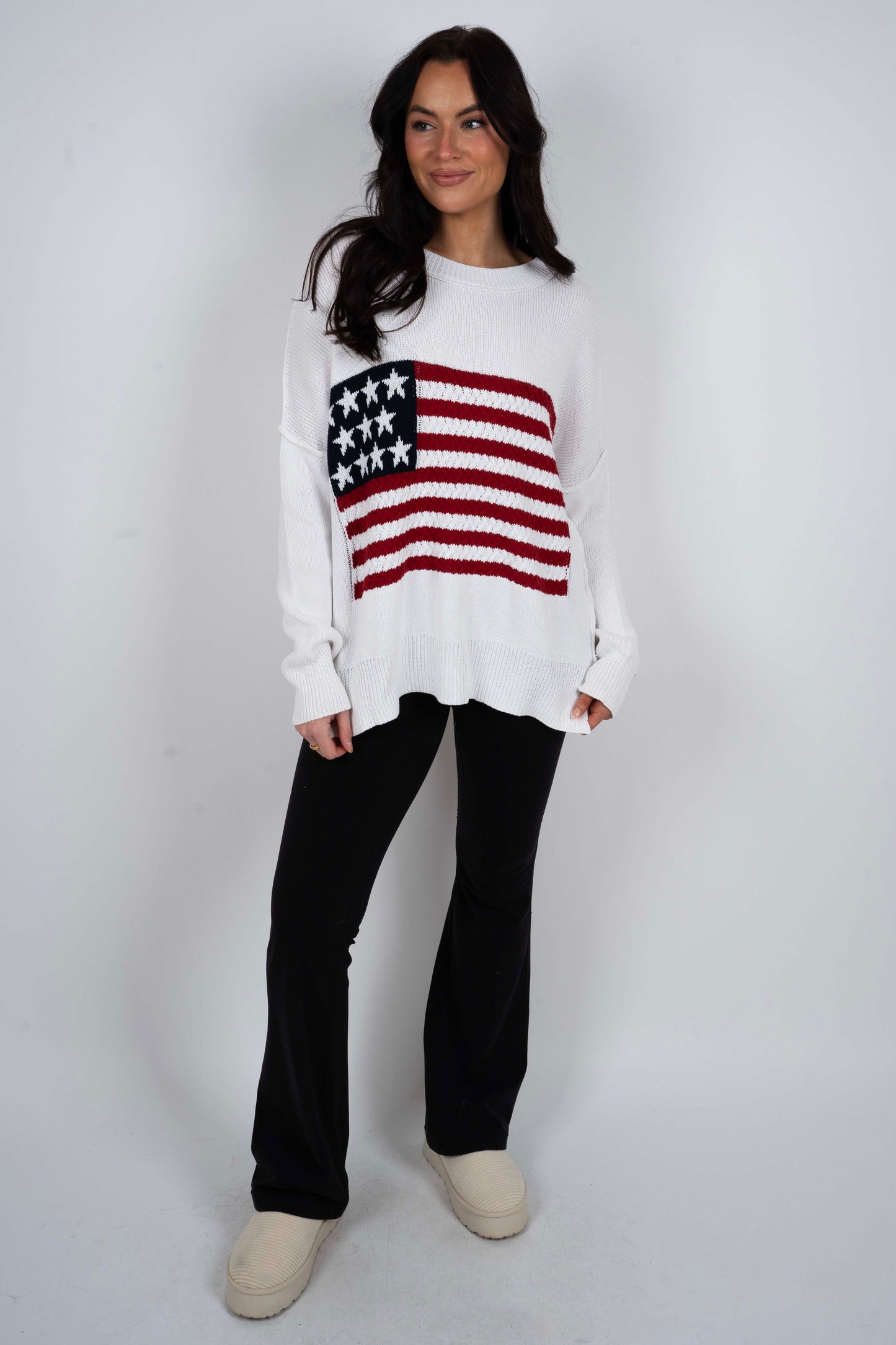 American Flag Sweater