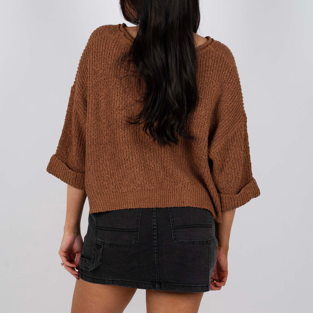 
                      
                        Cherish You Sweater (Deep Camel)
                      
                    