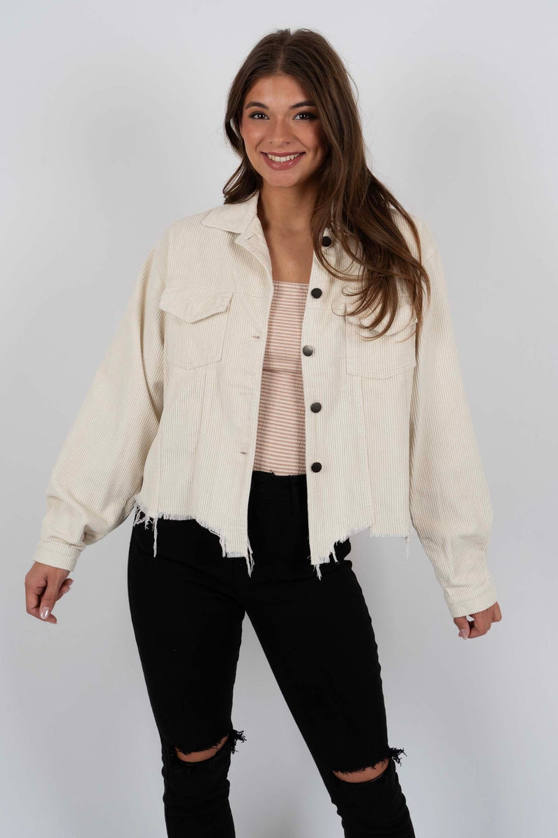 Run The World Jacket (Beige)