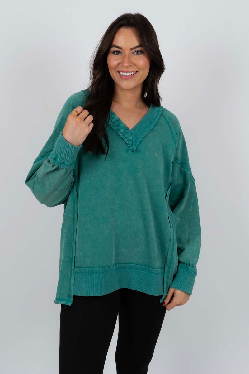 Without A Trace Top (Green)
