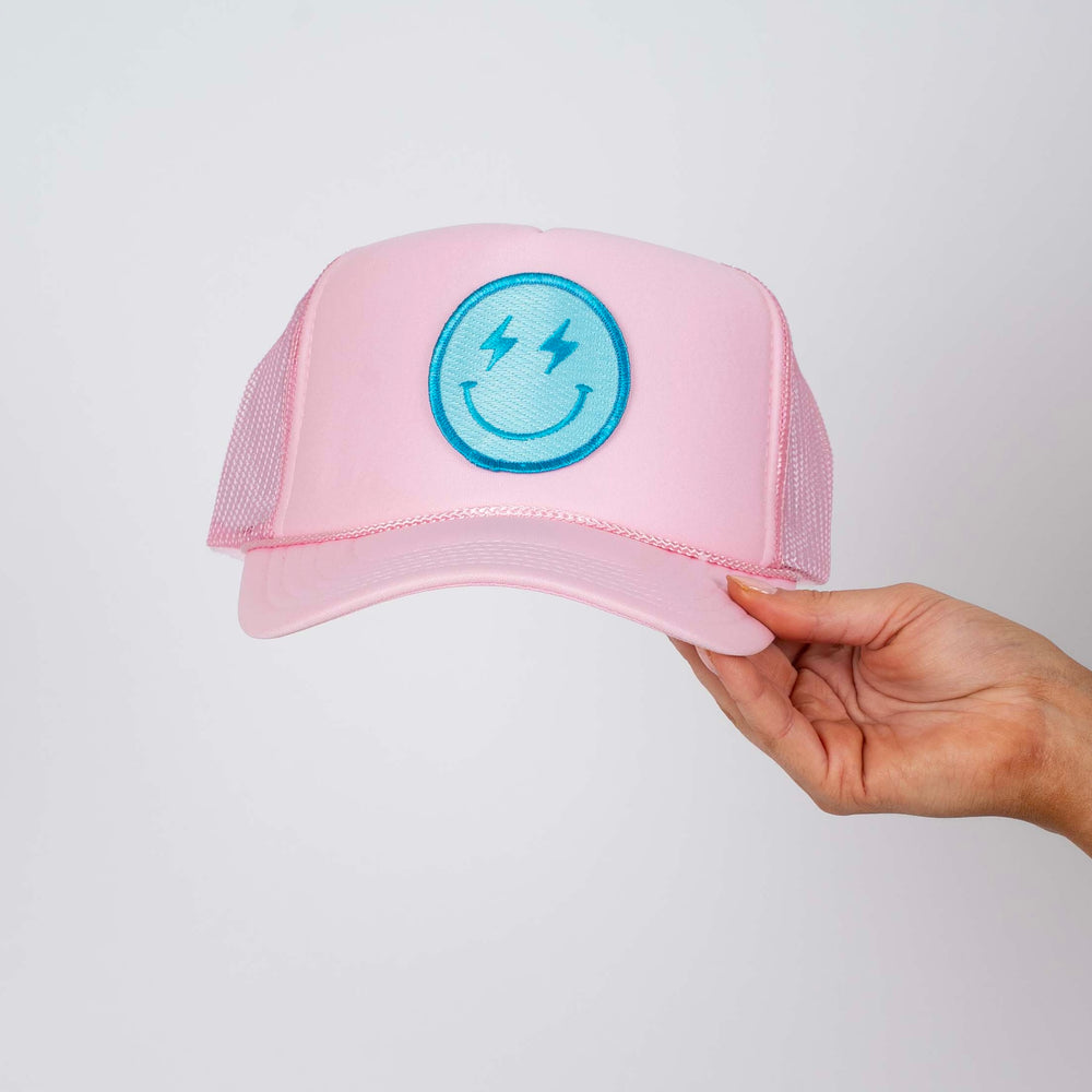 Electric Eyes Blue Hat (Pink)