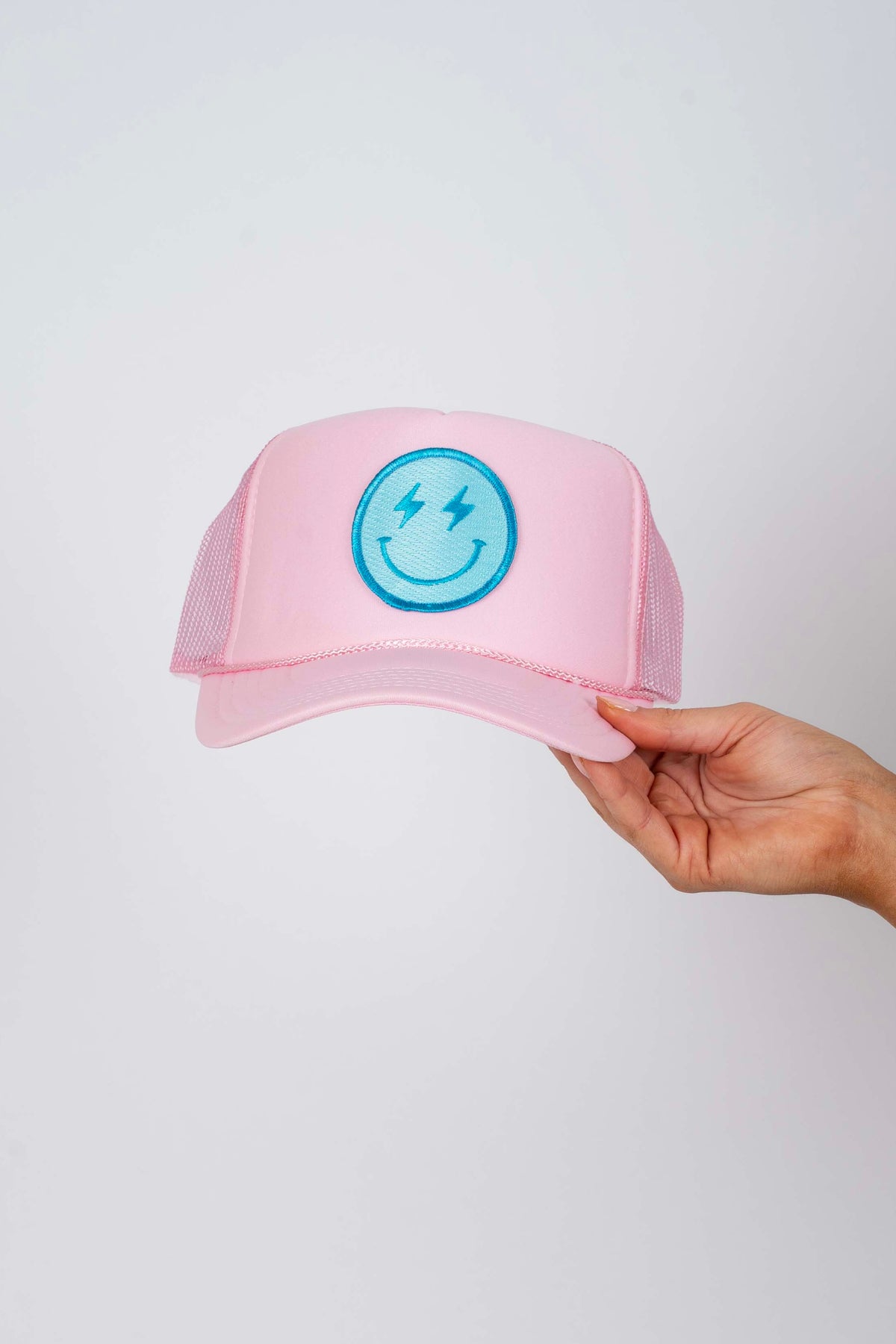 Electric Eyes Blue Hat (Pink)