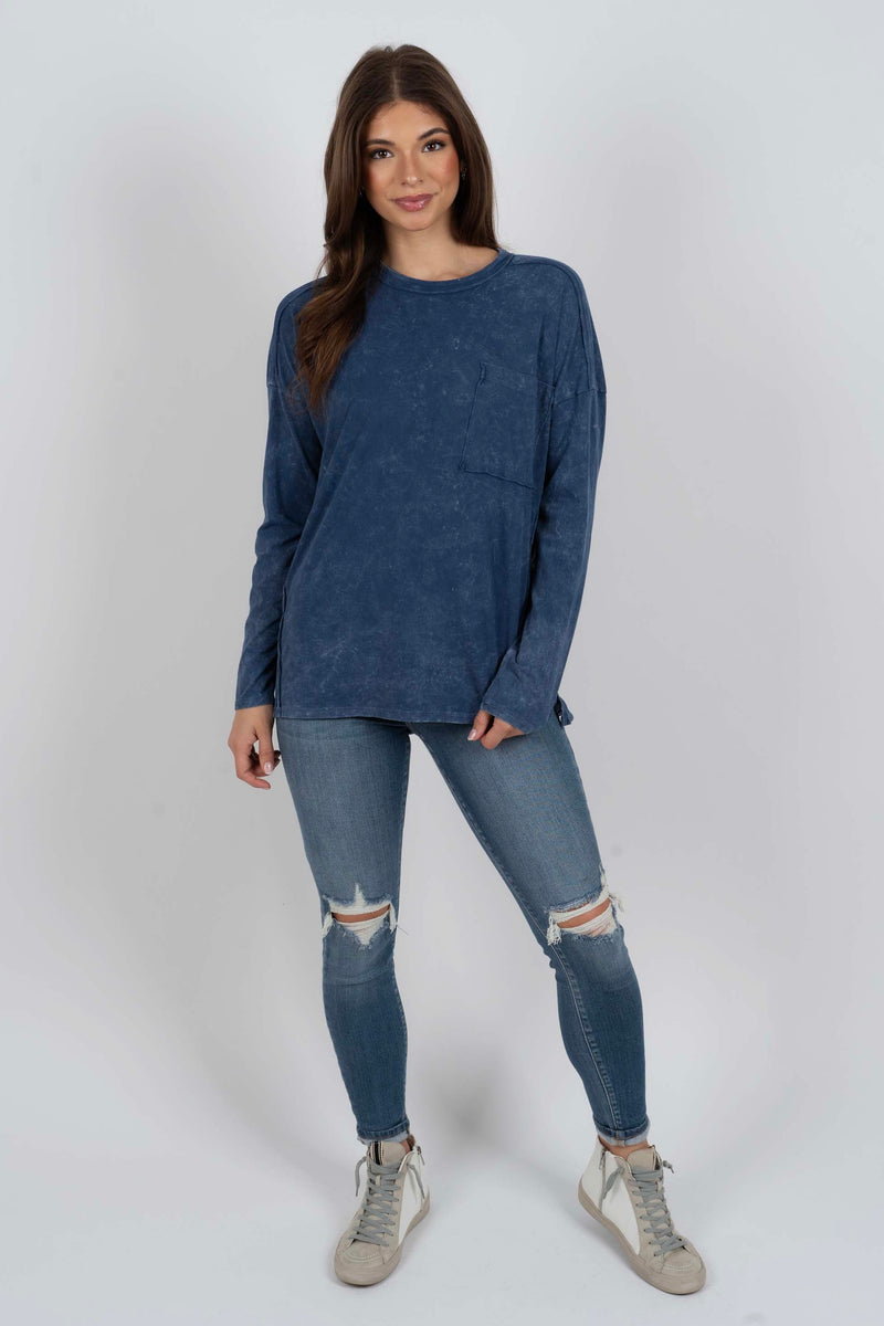 The Right Way Top (Denim)