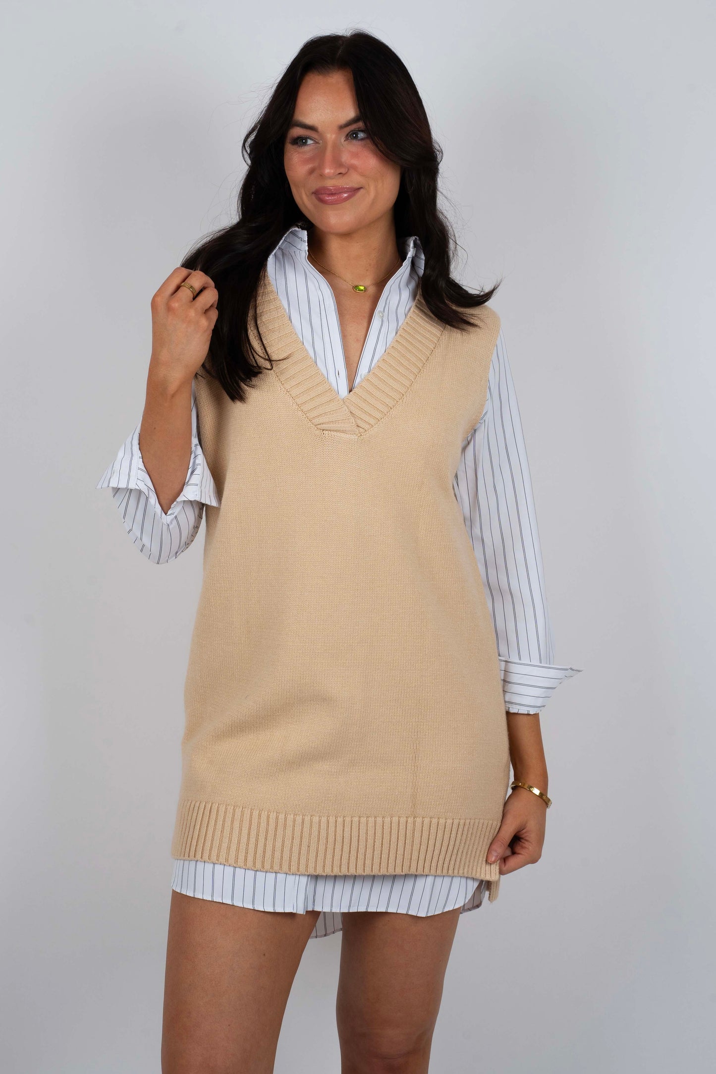 Made For Me Sweater Vest Dress