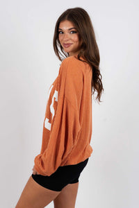 Texas Corded Sweatshirt (Spice)
