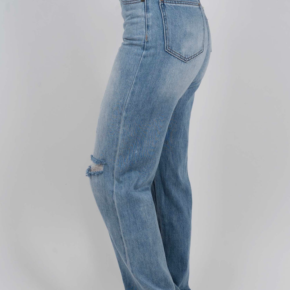 Kancan 90's Straight Jeans (Light Wash)