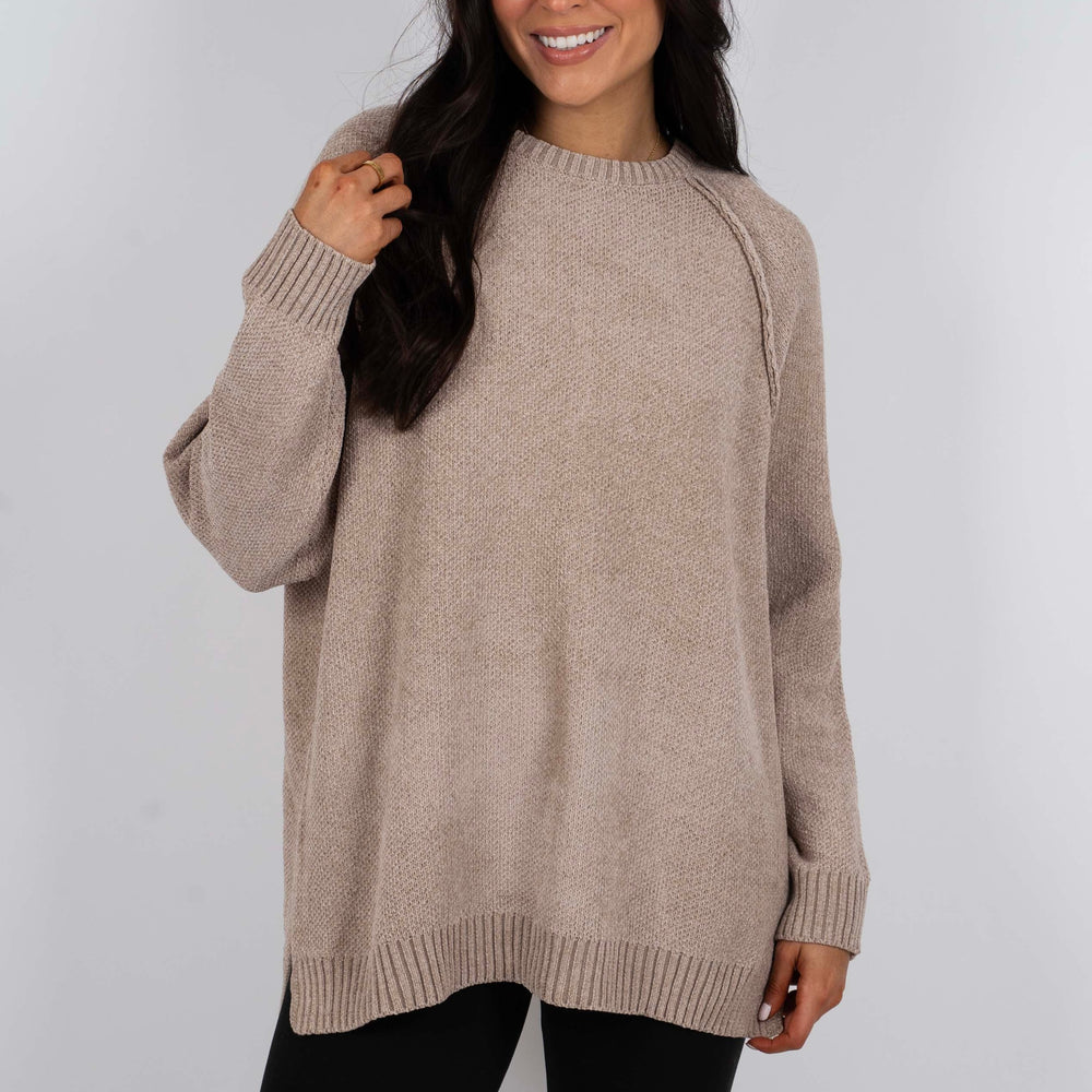 Keep It Going Sweater (Cocoa)