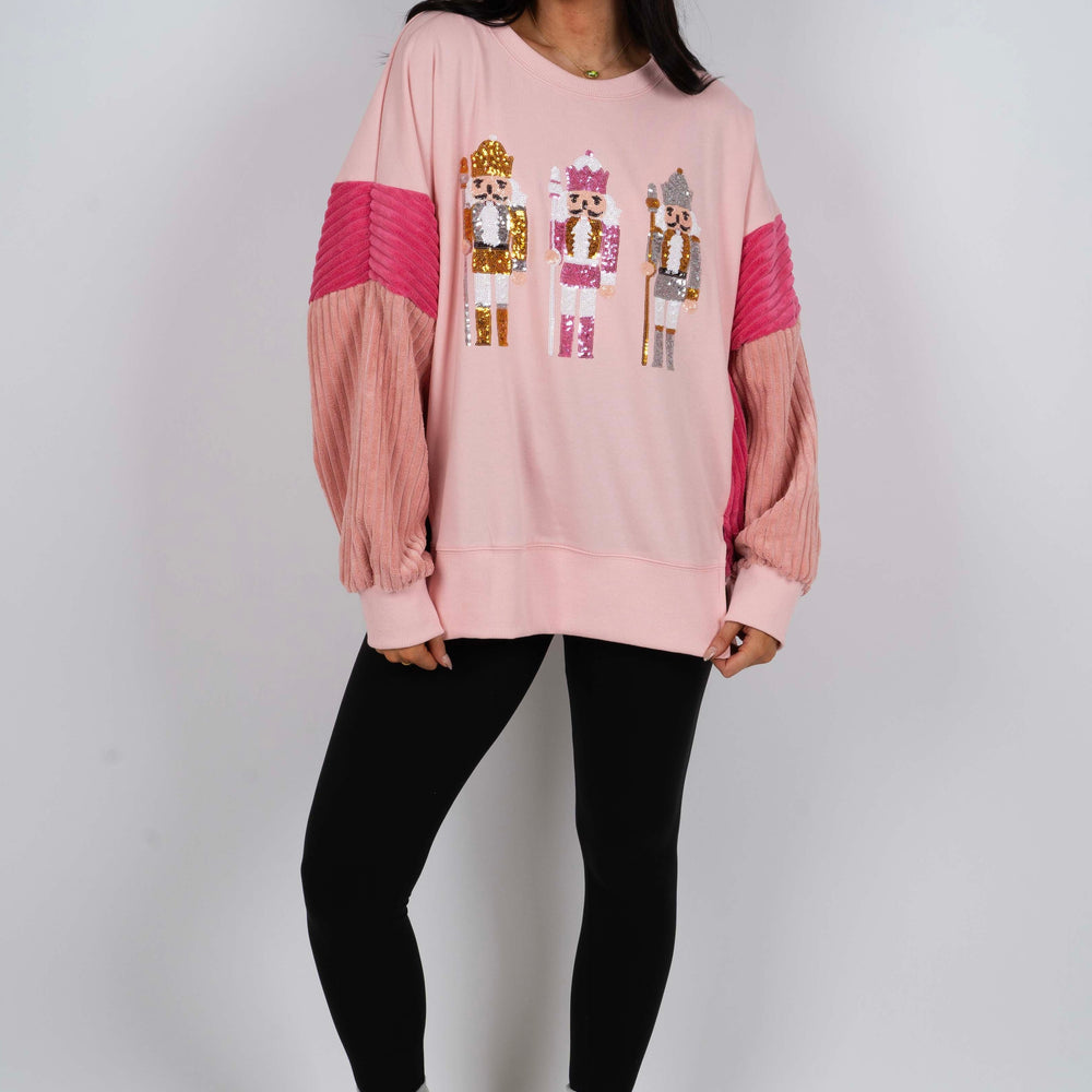 
                  
                    Sequin Nutcracker Sweatshirt (Pink)
                  
                