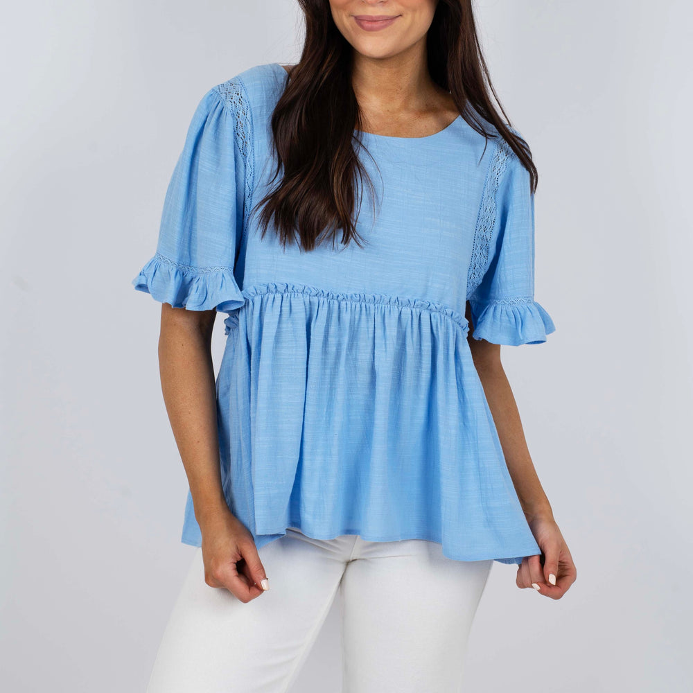 Truly Yours Top (Peri Blue)