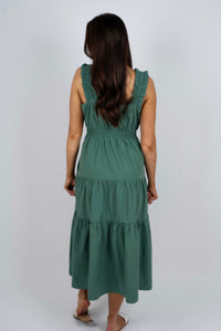 Tiffany Midi Dress (Green)