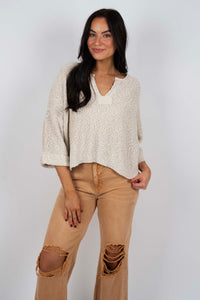 Cherish You Sweater (Sand Beige)