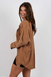 Nothing Less Top (Camel)