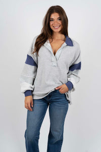 Running On Dreams Top (Navy)
