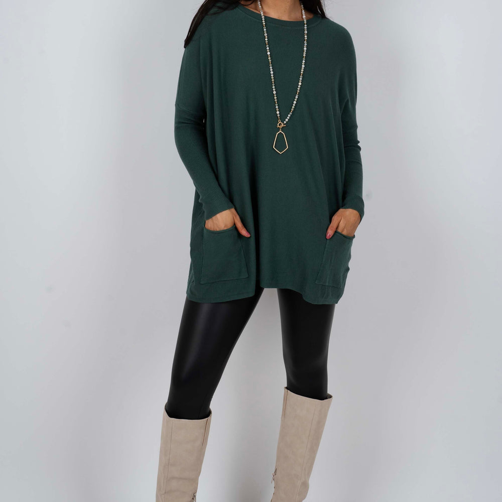 Totally Smitten Sweater (Trekking Green)