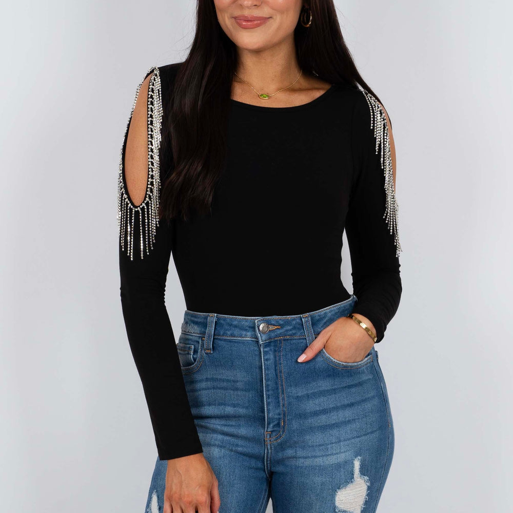 Right By Your Side Bodysuit (Black)