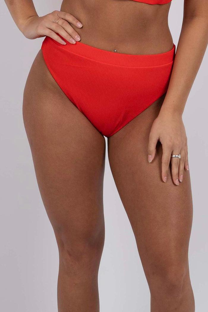 Sunset Secrets Swimsuit Bottom (Red)