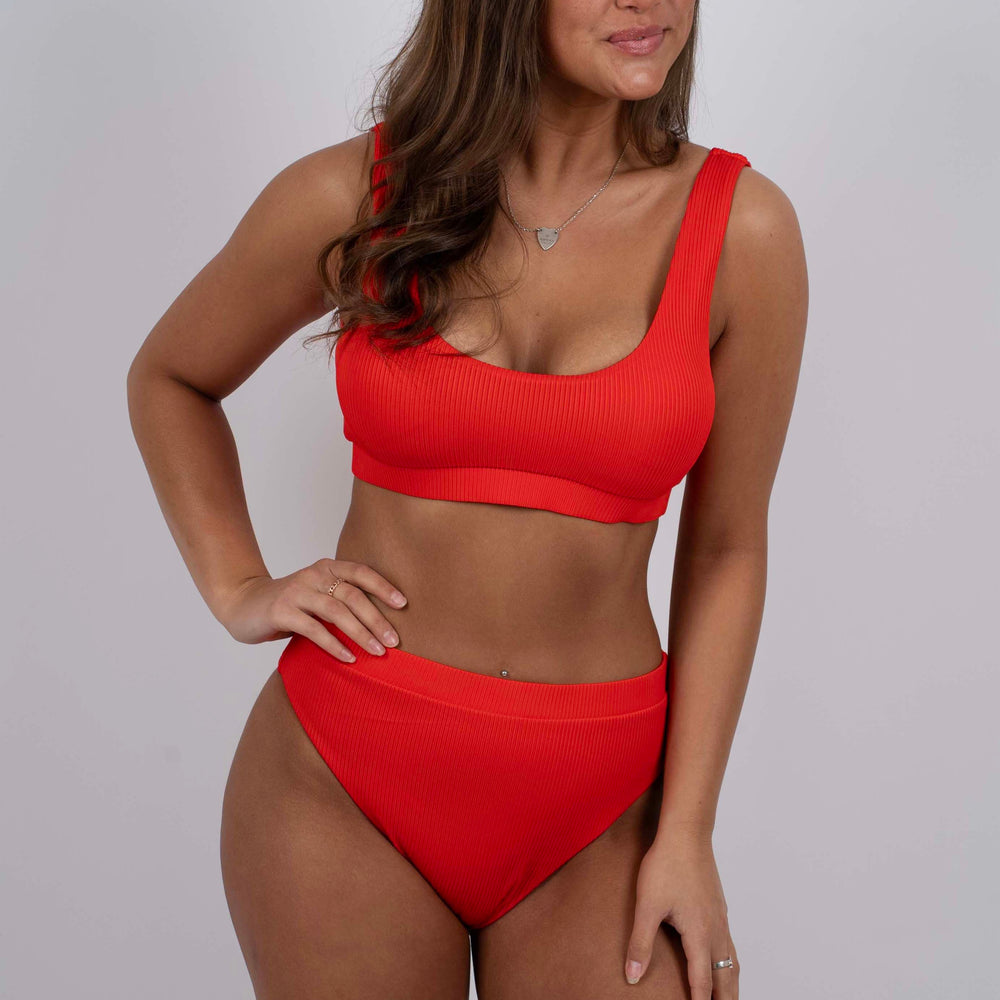 
                      
                        Sunset Secrets Swimsuit Bottom (Red)
                      
                    