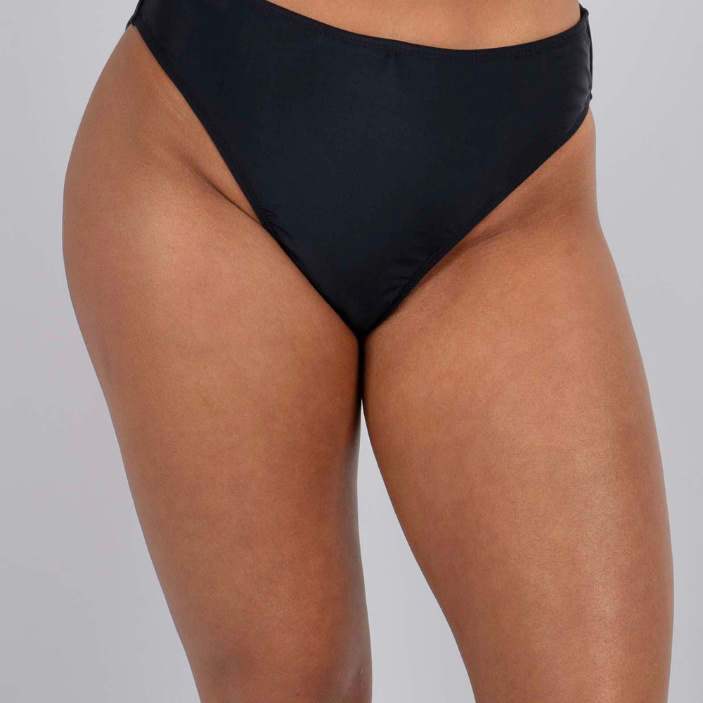 Walking At Sunset Swimsuit Bottom (Black)