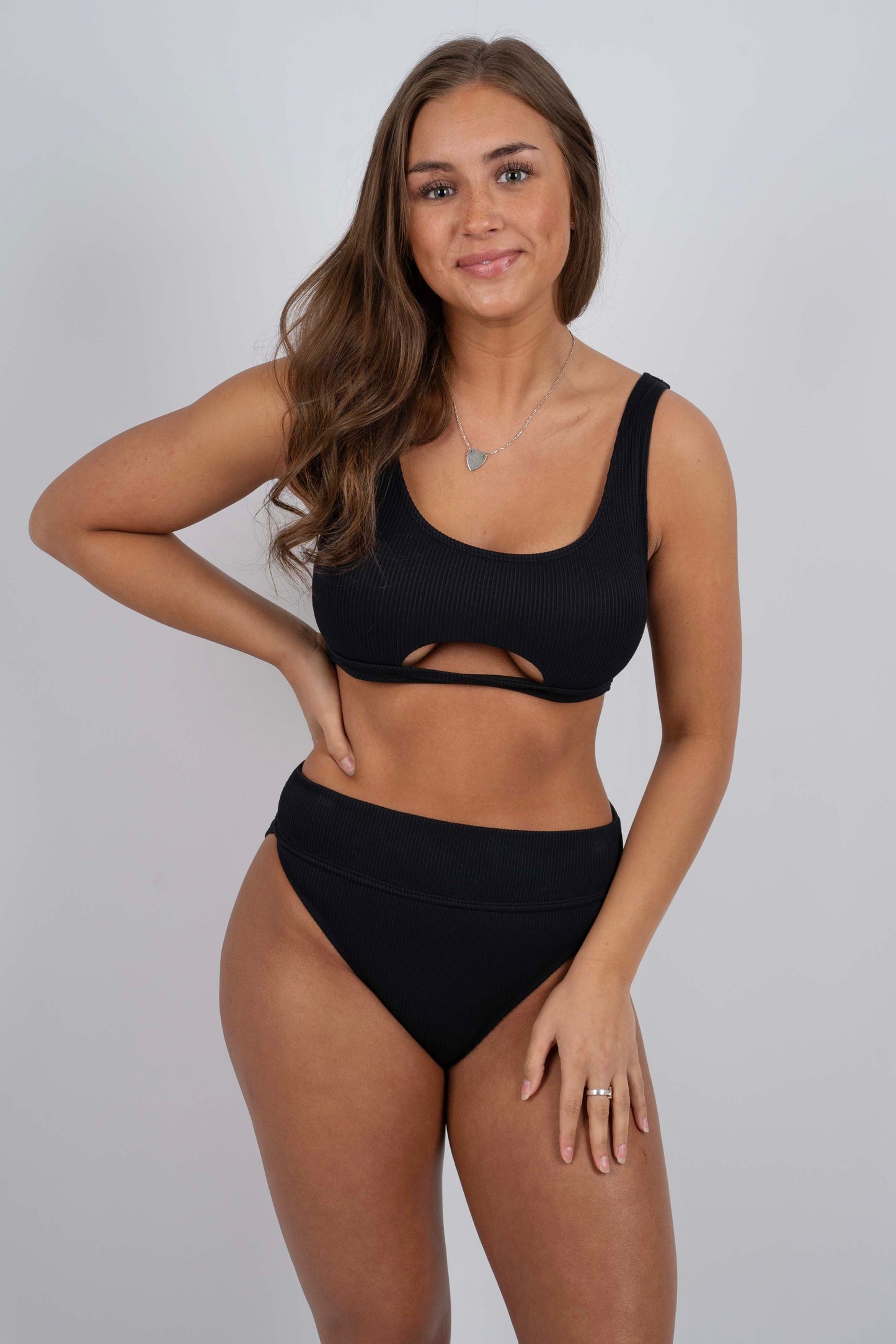 Feel The Sunshine Swimsuit Bottom (Black)