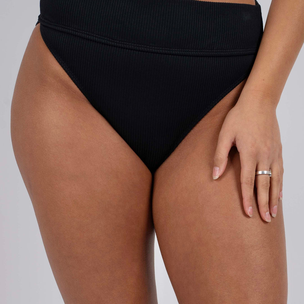 Feel The Sunshine Swimsuit Bottom (Black)