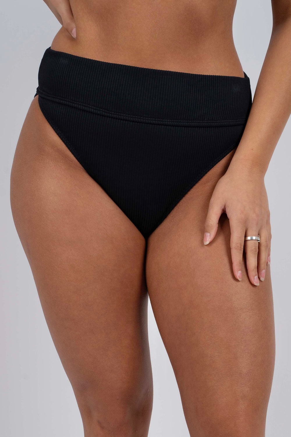 Feel The Sunshine Swimsuit Bottom (Black)