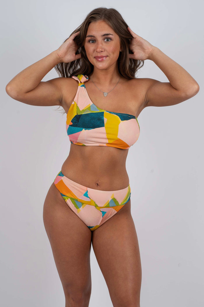 Bahamas Triangle Bikini Top in Blush Pink – Midnight Swimwear