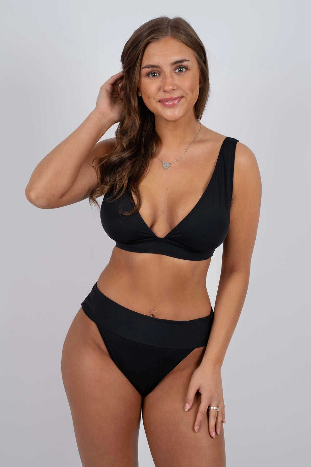 Seaside Retreat Swimsuit Top (Black)