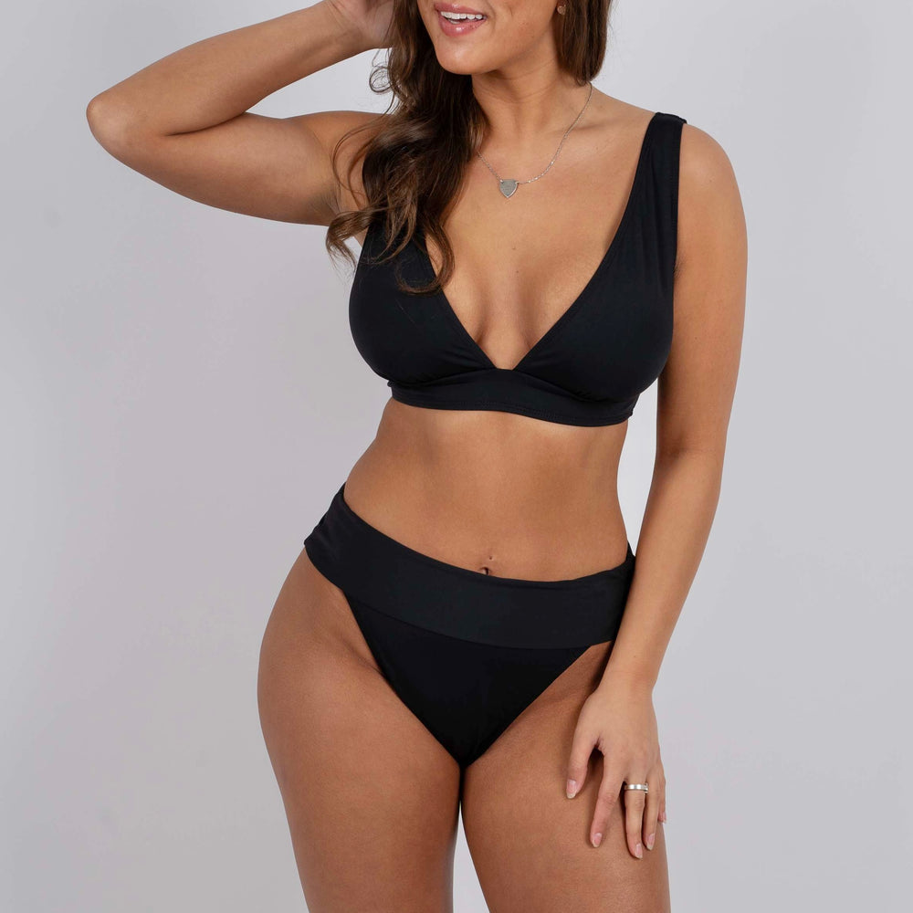 Seaside Retreat Swimsuit Bottom (Black)