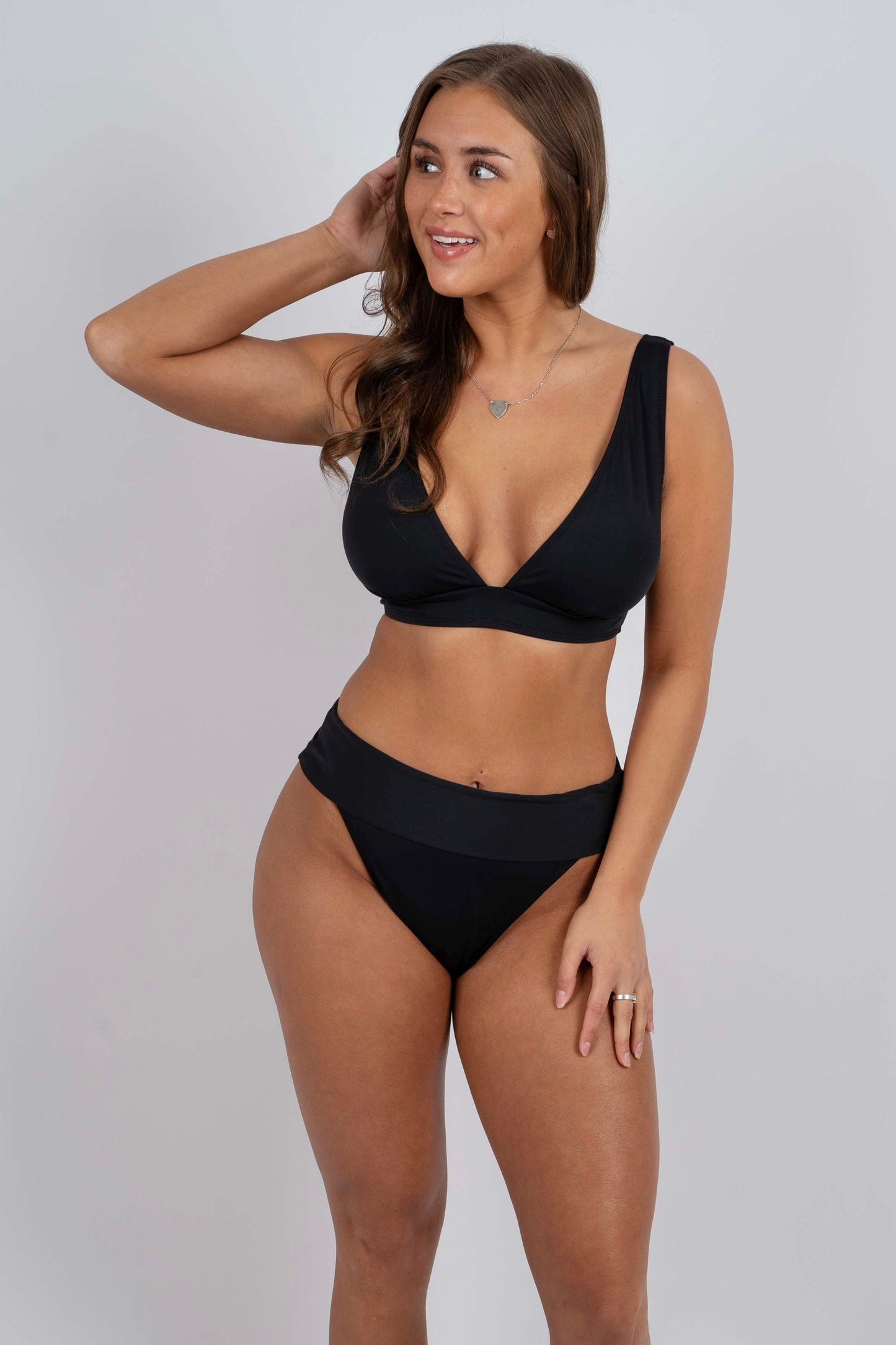 Seaside Retreat Swimsuit Top (Black)