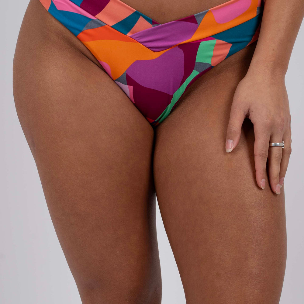 
                      
                        Tropical Love Bikini Bottom (Multi Purple)
                      
                    