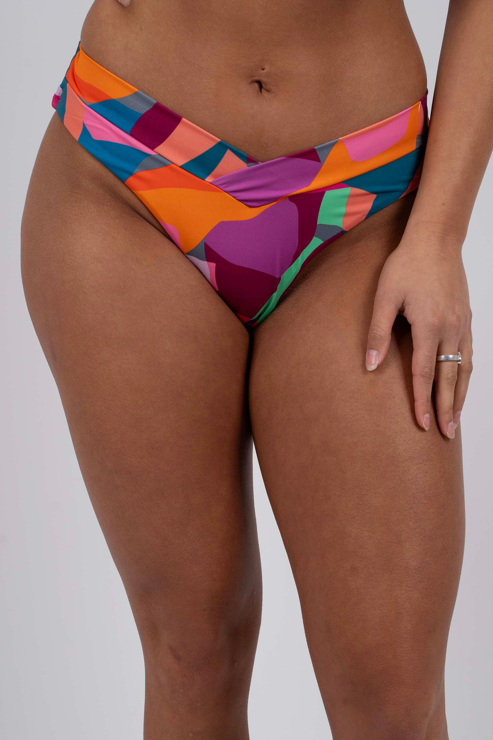 Tropical Love Bikini Bottom (Multi Purple)