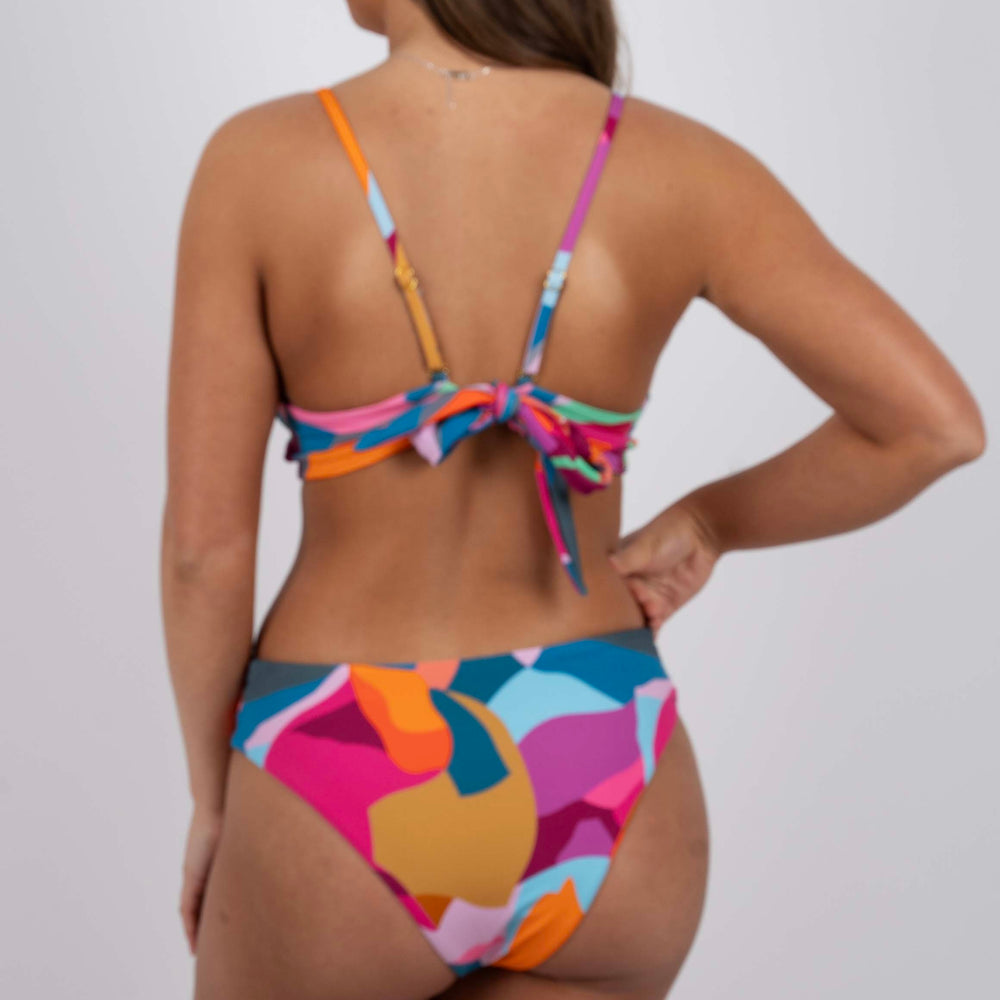 
                      
                        Tropical Love Bikini Top (Multi Purple)
                      
                    