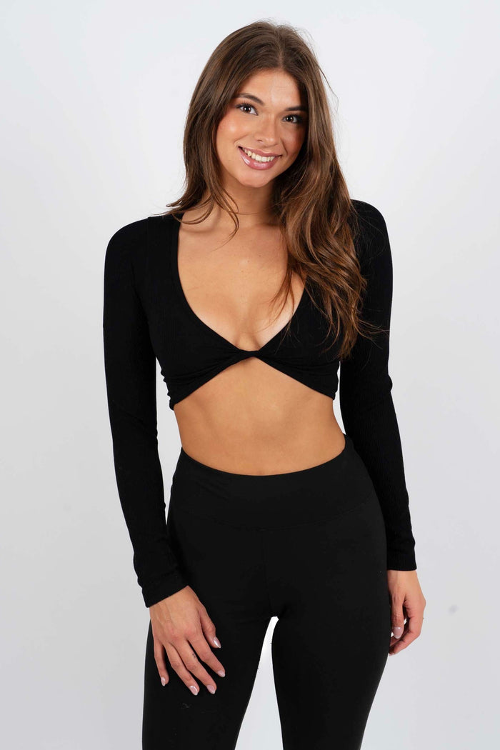 Work It Out Top (Black)