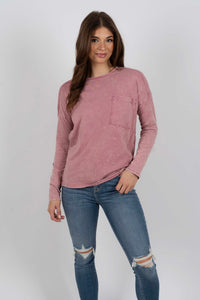 The Right Way Top (Mauve)