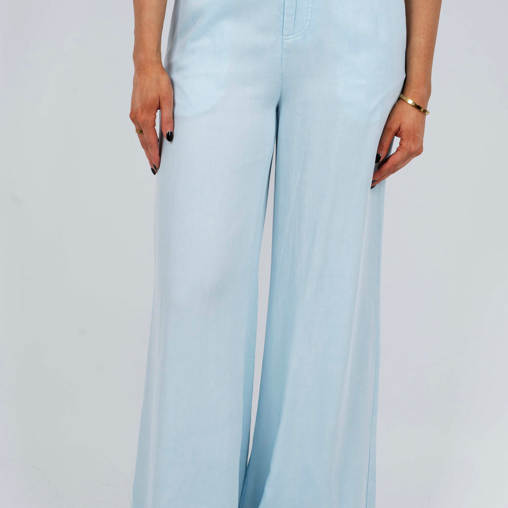 High Stakes Wide Leg Pants (Powder Blue)