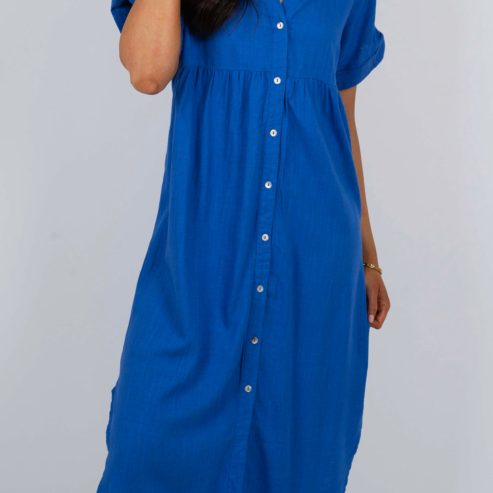 Take A Moment Maxi Dress (Royal Blue)