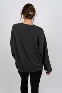Alabama Corded Sweatshirt (Black)