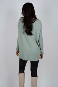 Totally Smitten Sweater (Seafoam)