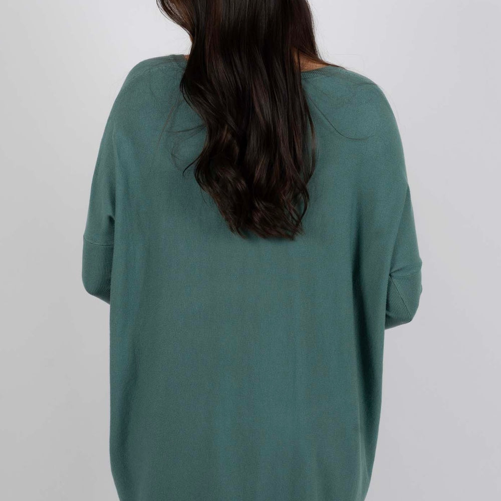 
                      
                        Totally Smitten Sweater (Marine Green)
                      
                    