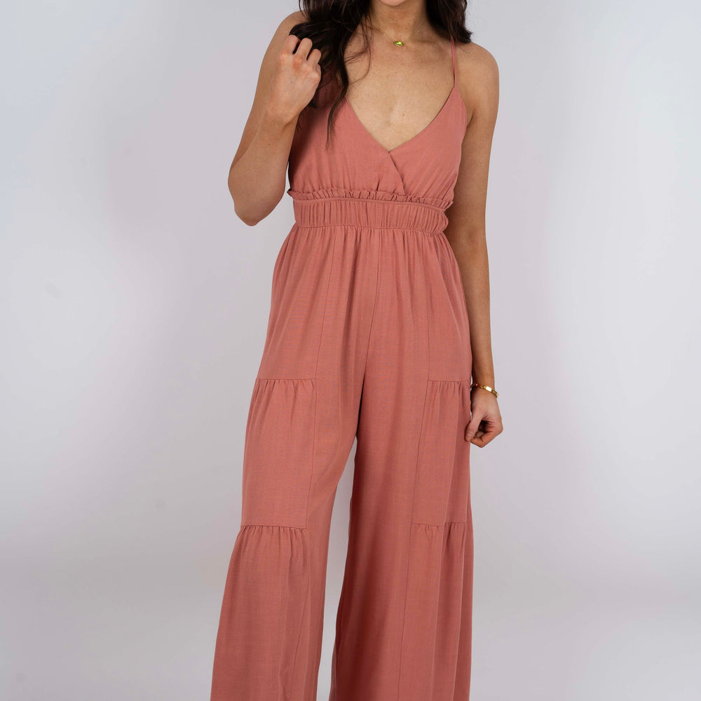 Think About You Jumpsuit (Blush)