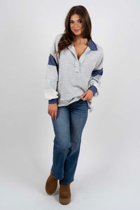 Running On Dreams Top (Navy)