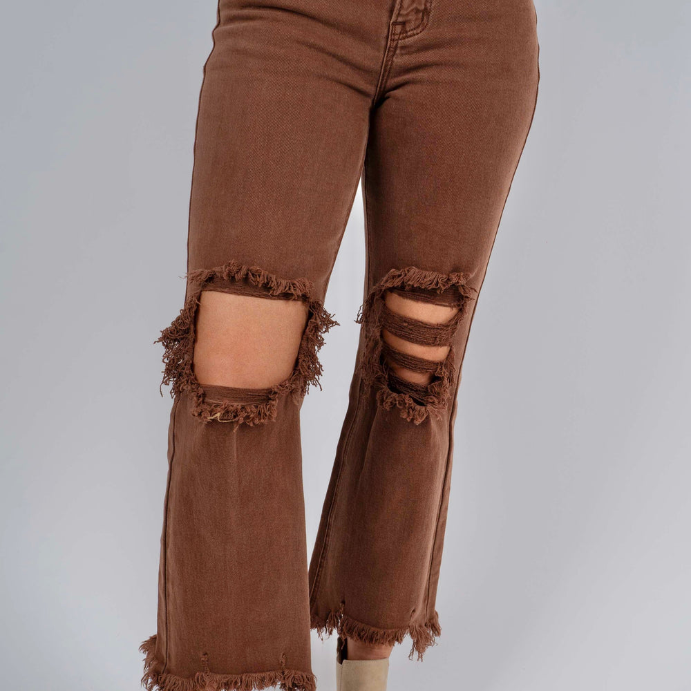 
                      
                        Risen Hailey Straight Leg Jeans (Espresso)
                      
                    