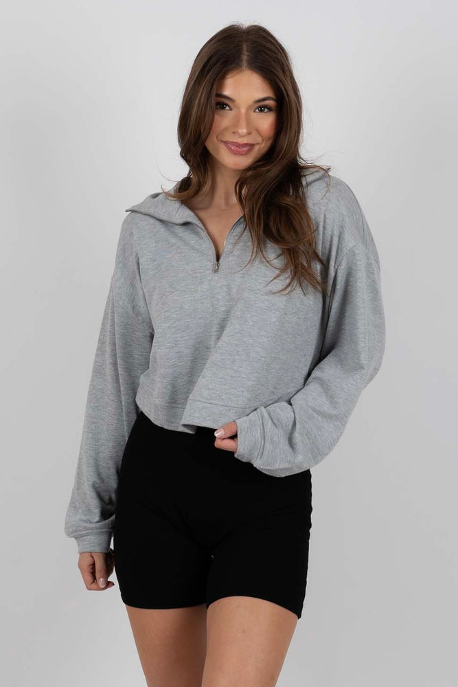 Walk This Way Pullover (Grey)