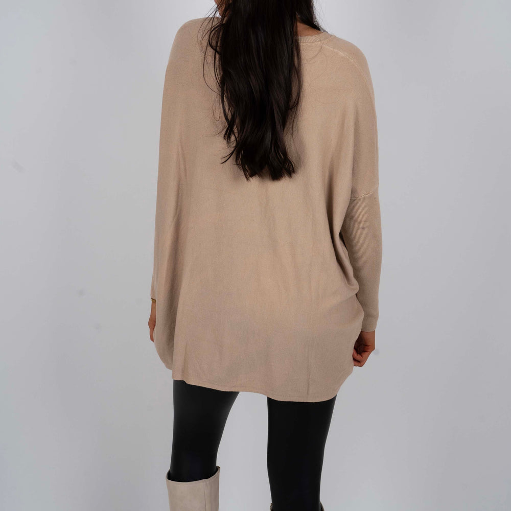 
                      
                        Totally Smitten Sweater (Dark Taupe)
                      
                    