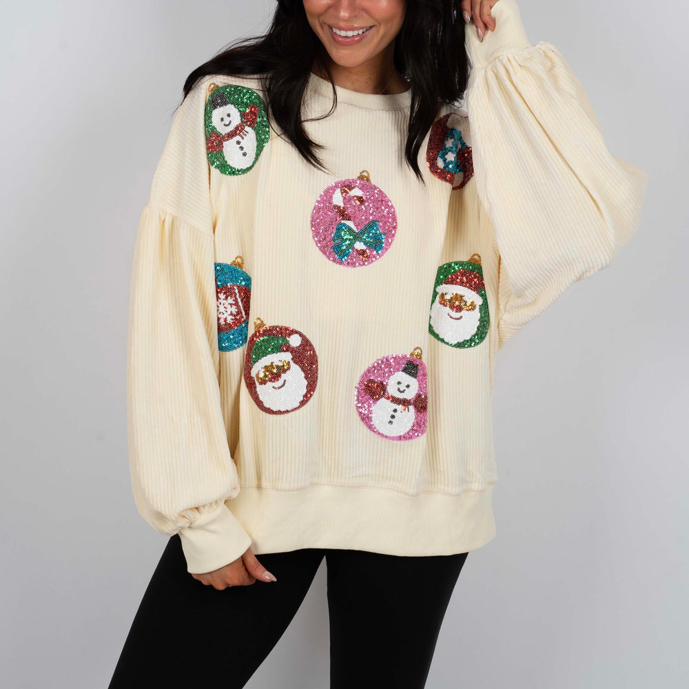 Christmas Ornaments Sweater